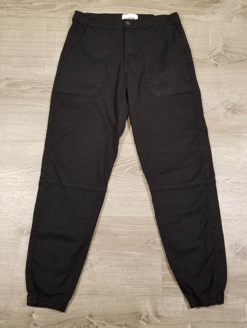 DU/ER DUER Live Free High Rise Jogger Pants Black Womens 27x28 Stretch Casual